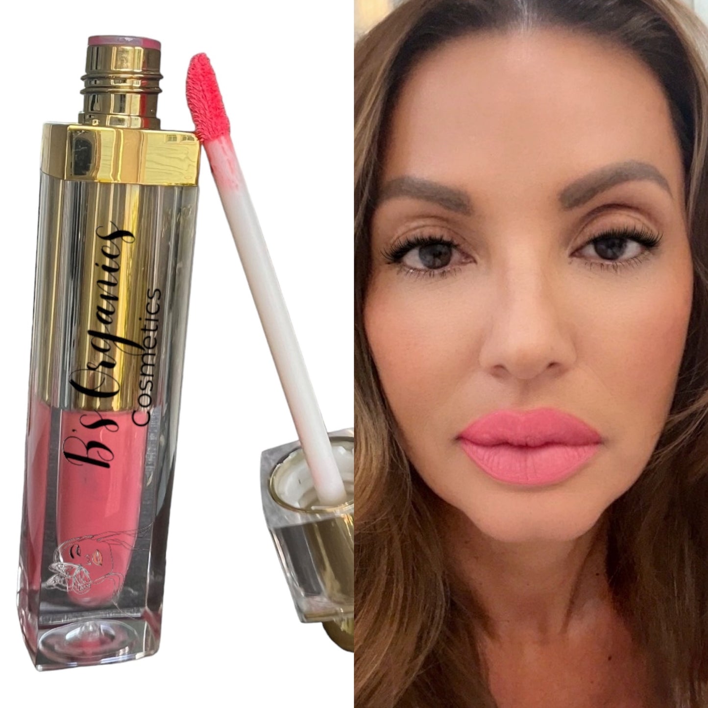 Vegan Lipstick-Long Stay, High Pigmented Colors_ Made In US with Clean Ingredients- Semmi-Matte & Glossy Finish