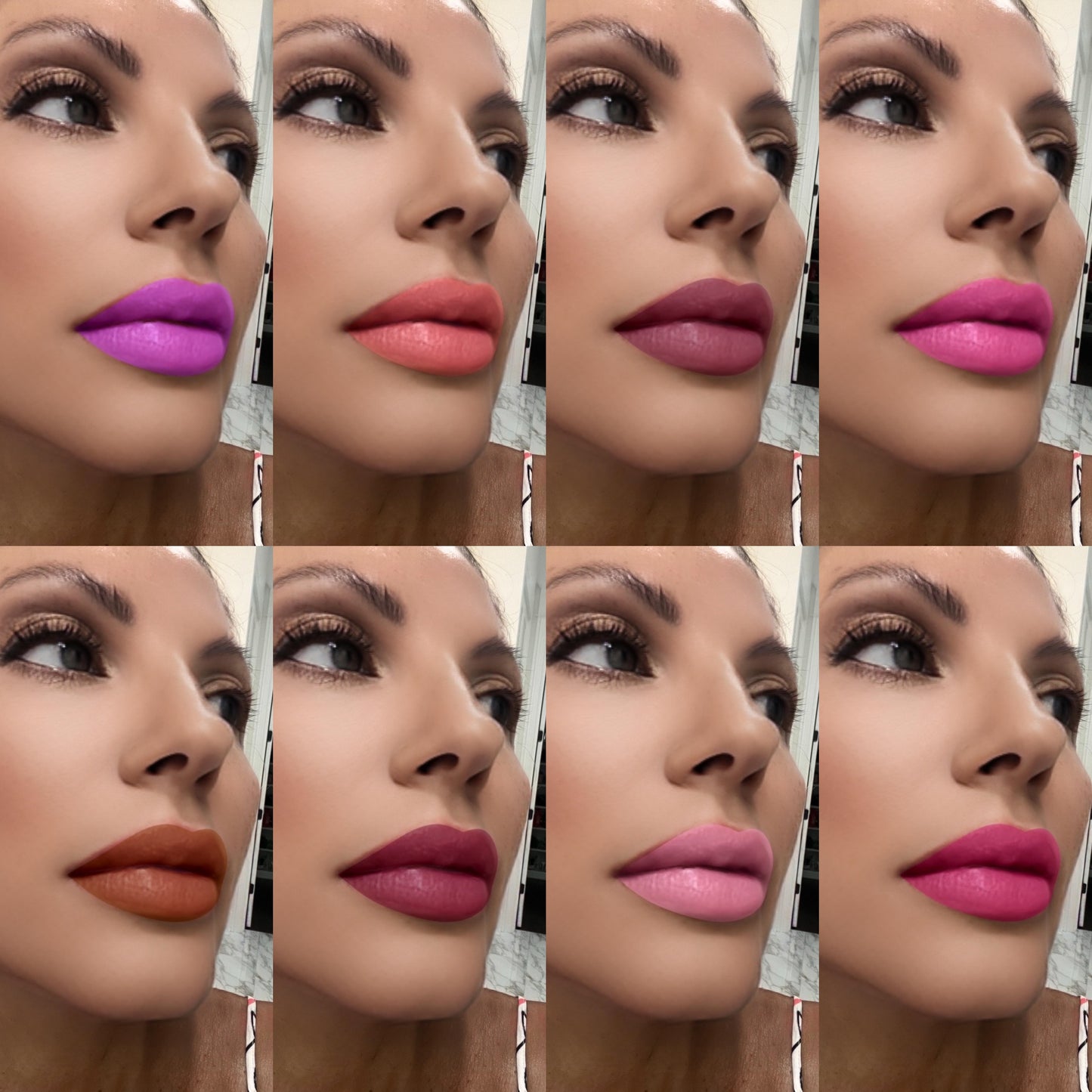 Vegan Lipstick-Long Stay, High Pigmented Colors_ Made In US with Clean Ingredients- Semmi-Matte & Glossy Finish