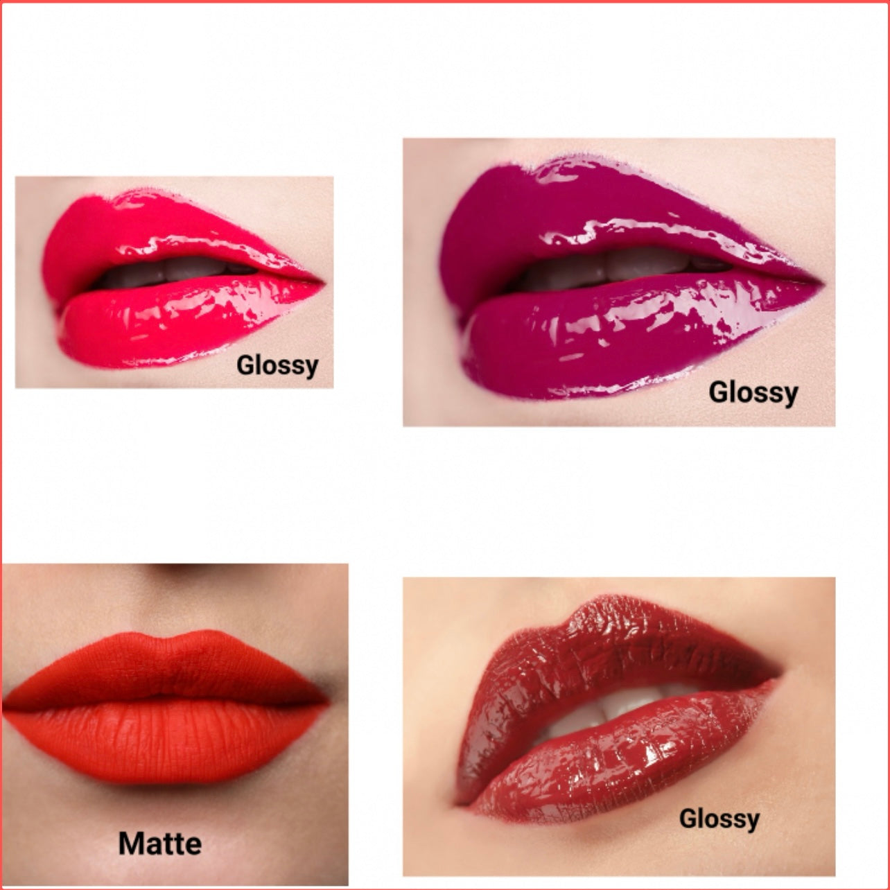 Vegan Lipstick-Long Stay, High Pigmented Colors_ Made In US with Clean Ingredients- Semmi-Matte & Glossy Finish