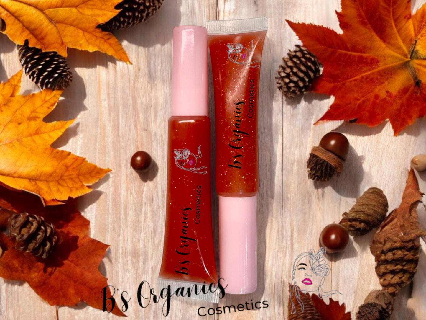 Shimmery Hydrating Lip Gloss- Pumpkin Spice