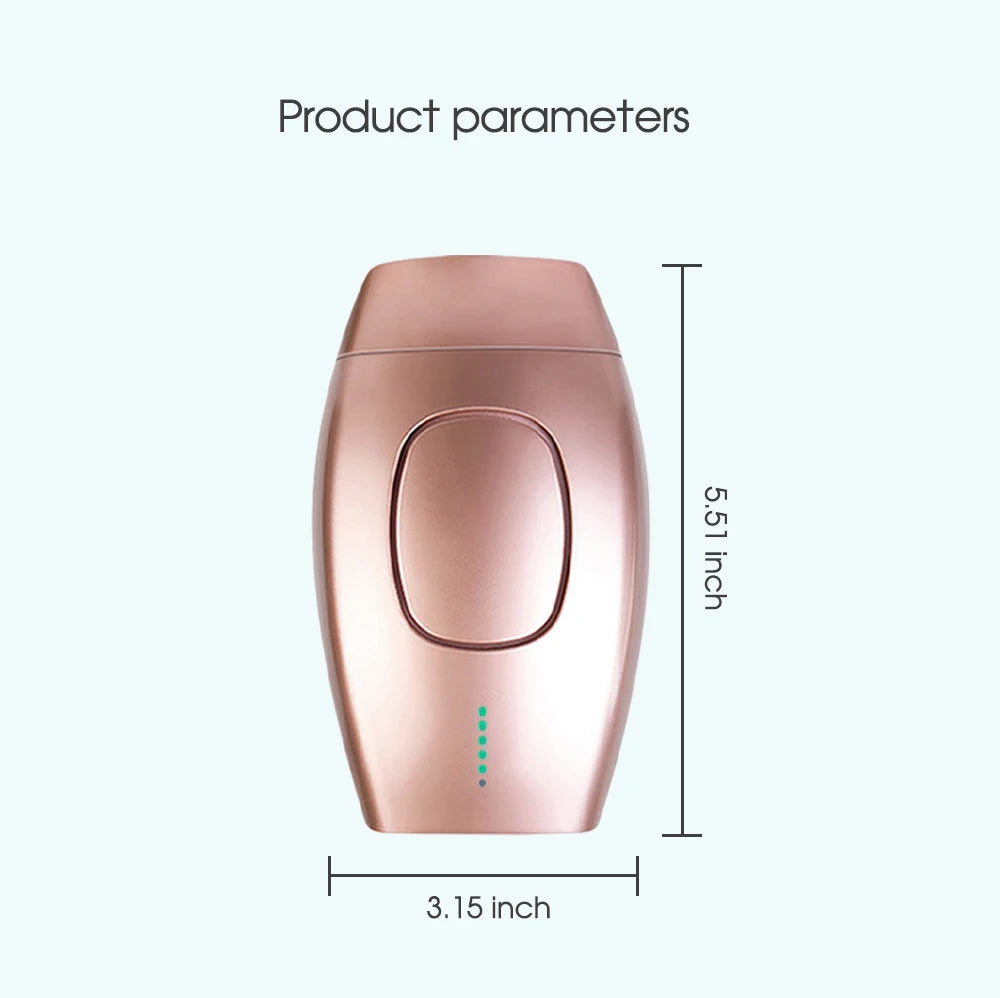 At-Home Depilator IPL Hair Removal Devices 500,000 Flashes Detachable Head Permanent Laser Epilator for Women on Bikinis