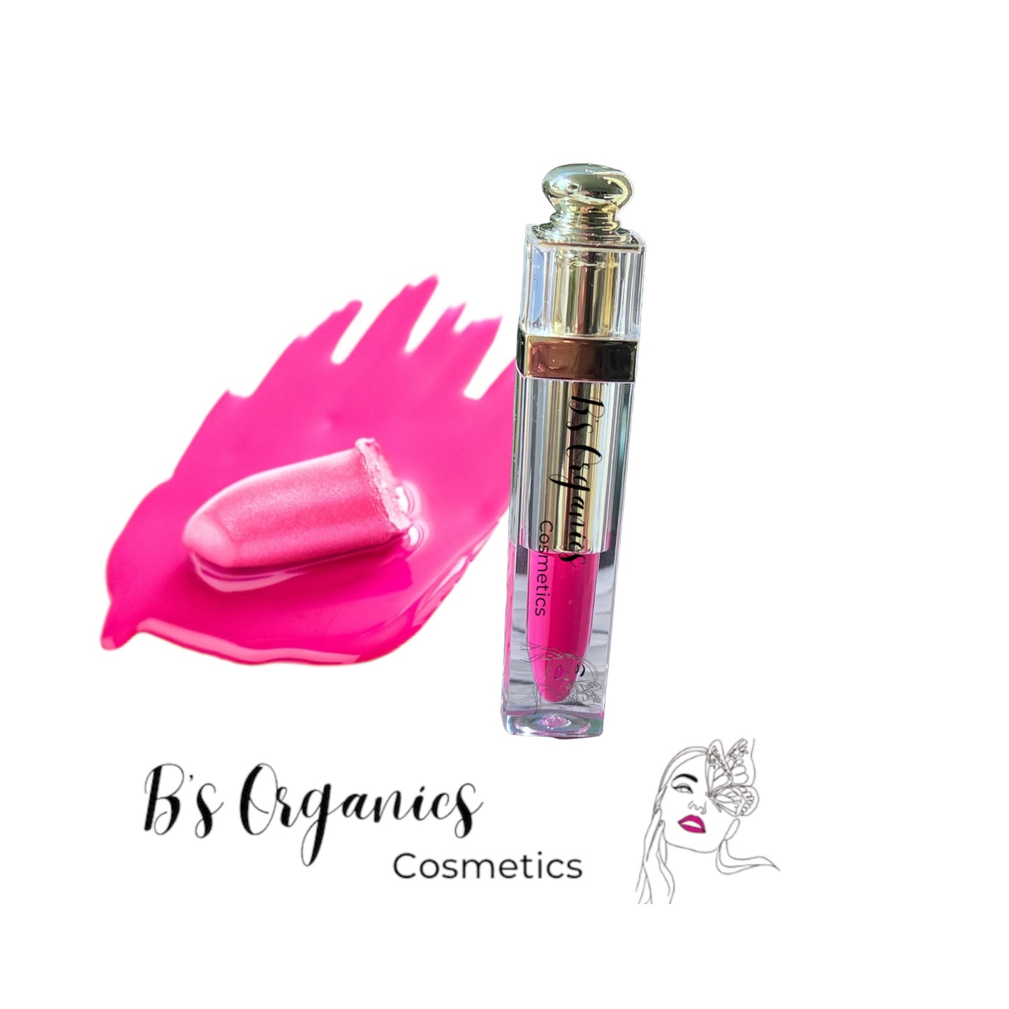Vegan Lipstick-Long Stay, High Pigmented Colors_ Made In US with Clean Ingredients- Semmi-Matte & Glossy Finish