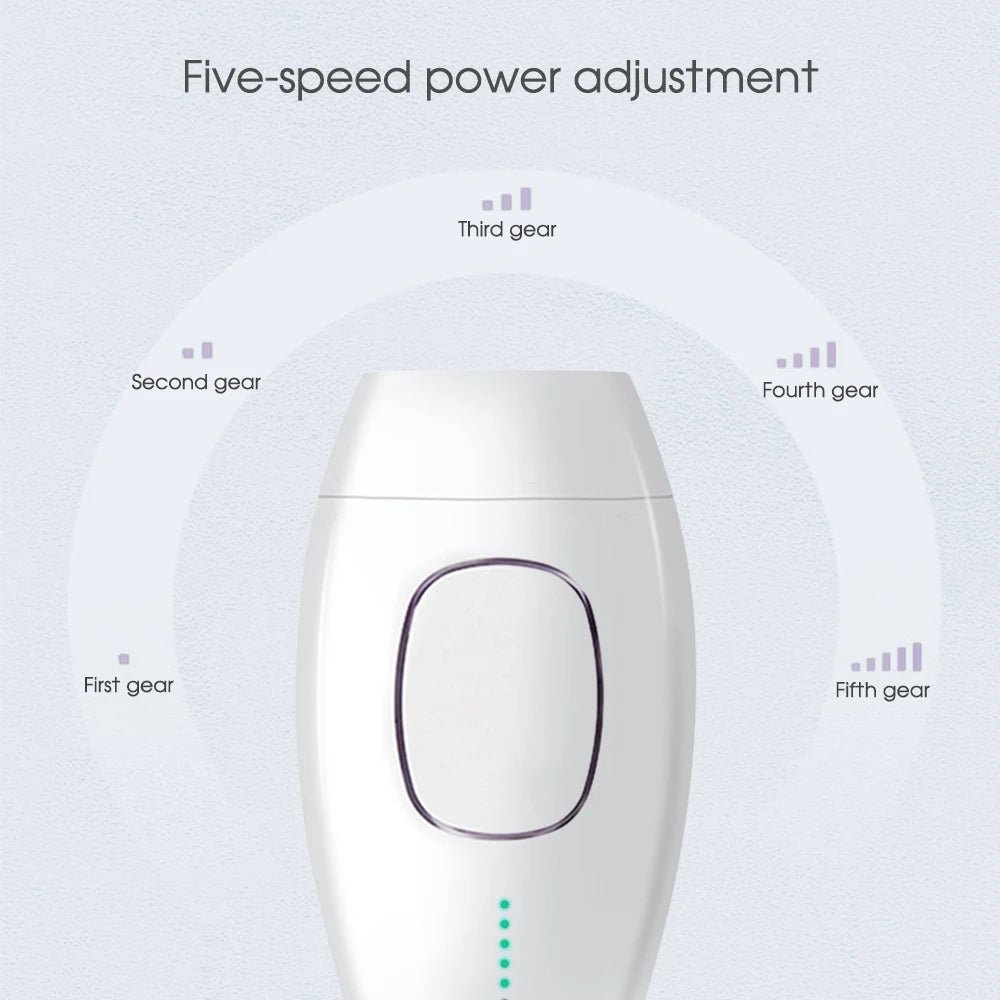 At-Home Depilator IPL Hair Removal Devices 500,000 Flashes Detachable Head Permanent Laser Epilator for Women on Bikinis